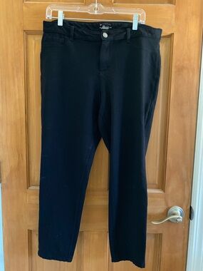 GH Bass Black pants 14P. About 26” long from front